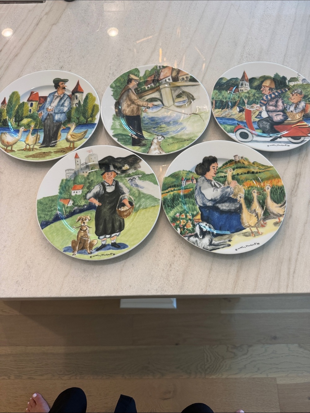 Williams Sonoma - Perigord Guy Buffet Salad Plates.
